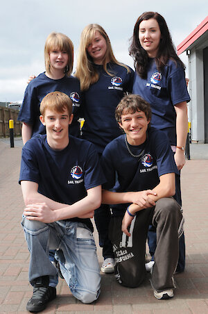 Back from Left: Erin Simpson, Kirsty Laurenson and Johanna Goodlad. Front from Left: Scott Spence and Luke Aquilina. Missing from the photo is Alison Laurenson.