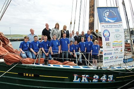 Sail Trainees onboard the Swan