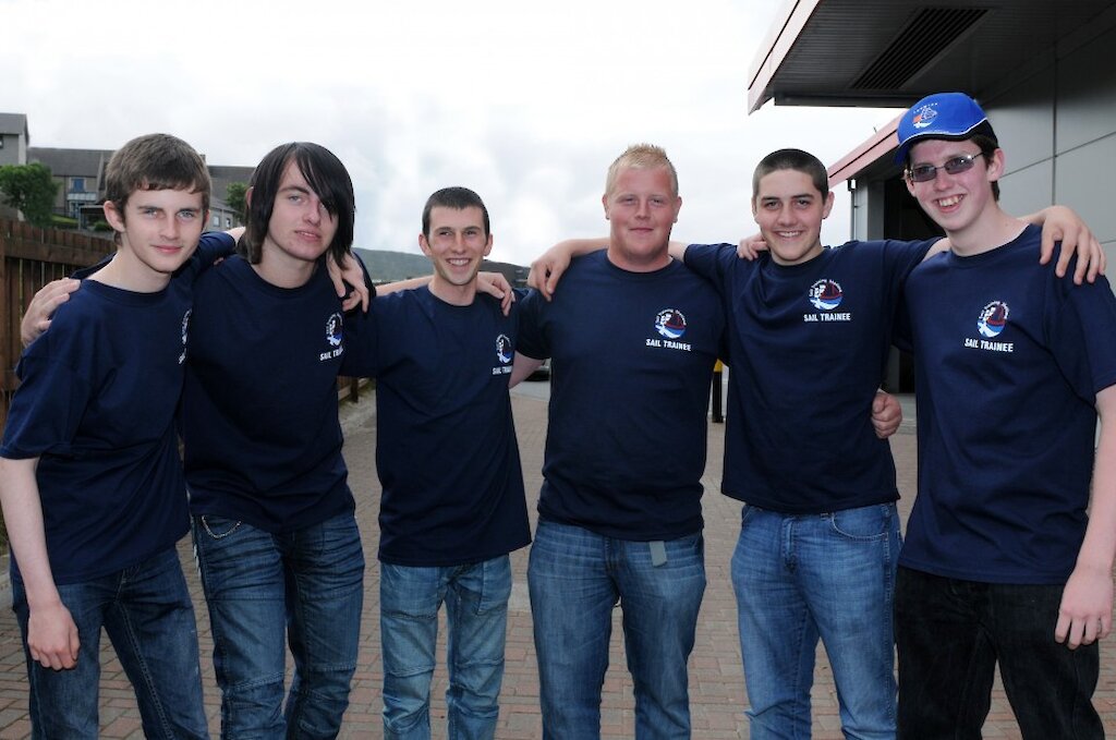 Cruise In Company Trainees. From Left to Right: Drew Manson, Declan Turner, Paul Gaffney, Michael Thomson, Robert Gray and Douglas Stevenson.