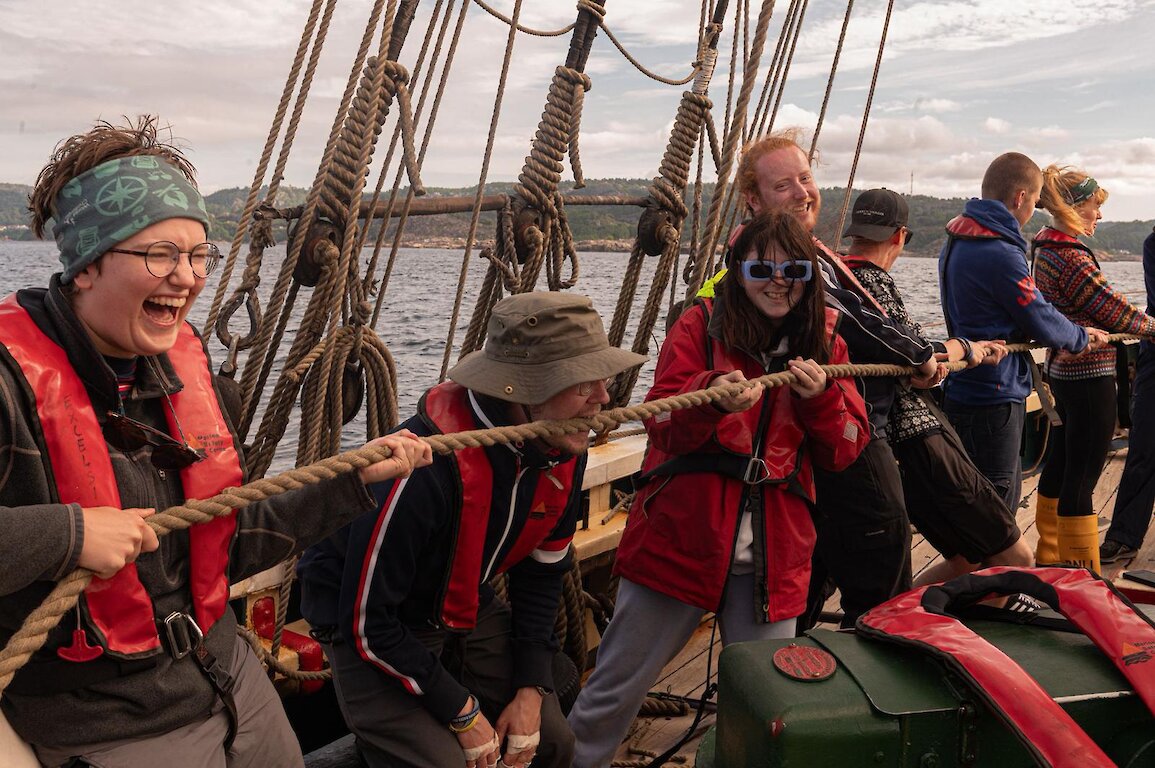 Trainees on the Excelsior
